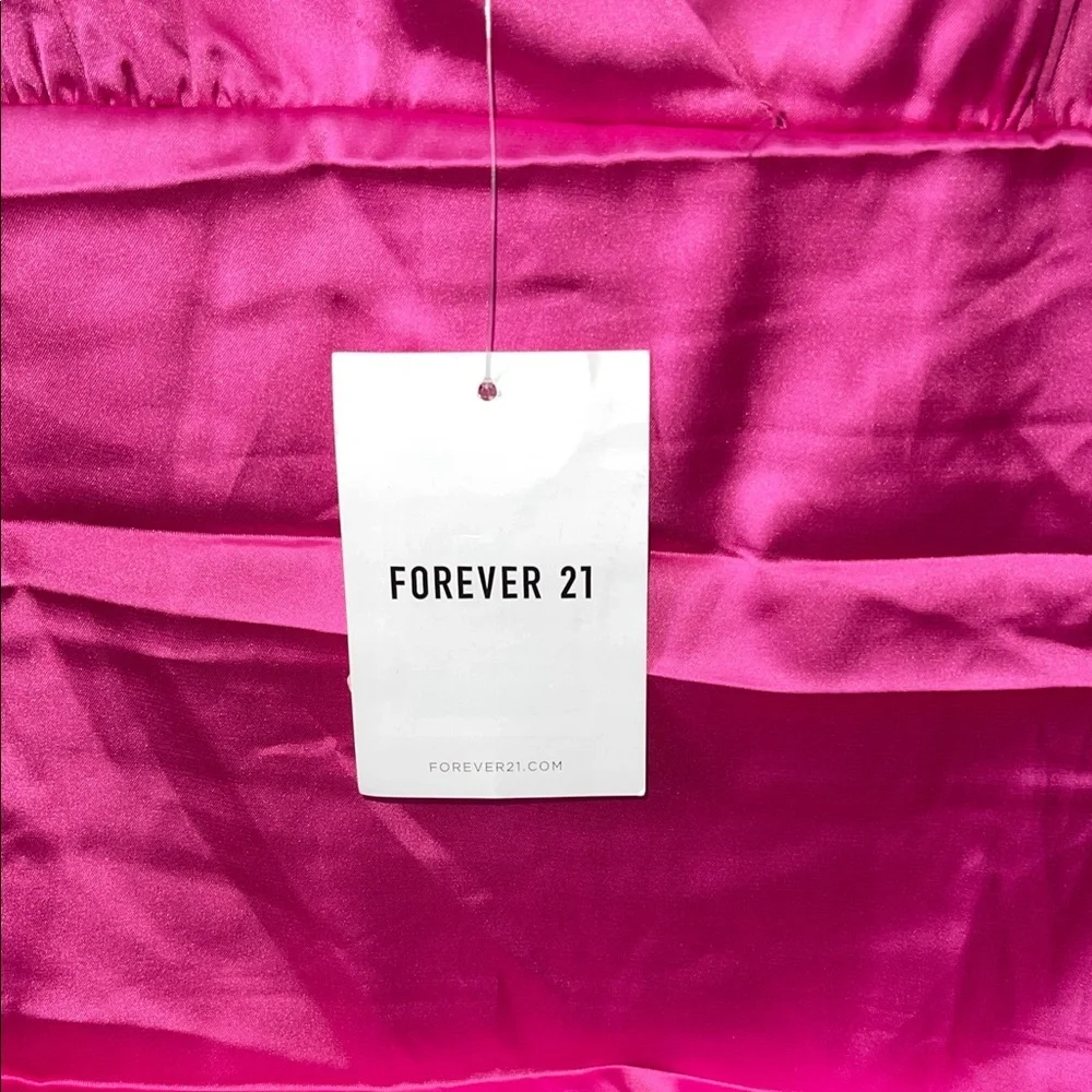 Forever 21 Fuchsia Satin Camisole - Picture 3 of 8